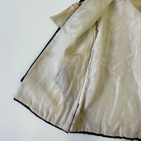 50's～ Chinese Embroidery Quilting Suka Gown