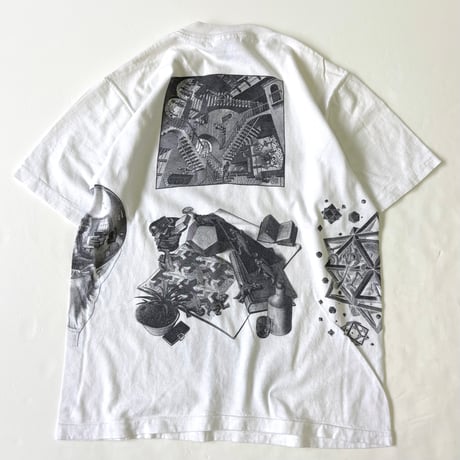 90's ANDAZIA "M.C. Escher Multi" Tシャツ Lサイズ USA製