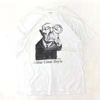 90's Hanes "Largely Literary" "Conan Doyle" Tシャツ XLサイズ USA製