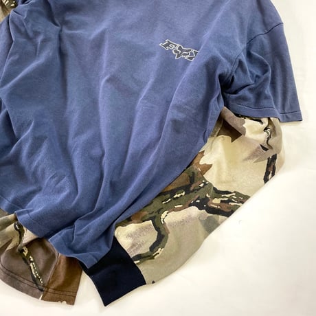 "Special Size" 90's Predator Camouflage LS Pocket Tee XXLサイズ USA製