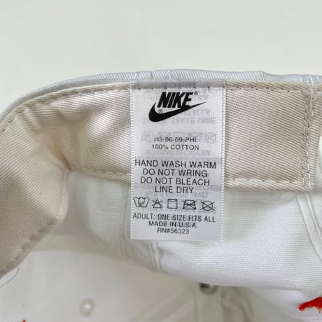 90's NIKE "Big Swoosh" 6-Panel Cap USA製