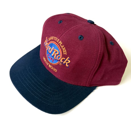 90's Hard Rock Cafe "Hollywood" 6-Panel Cap