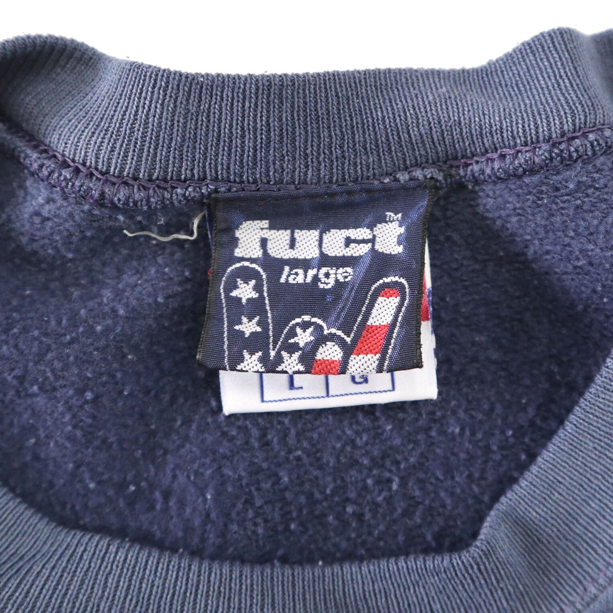 90's FUCT×CHAMPION Logo Sweat Lサイズ | Daniel