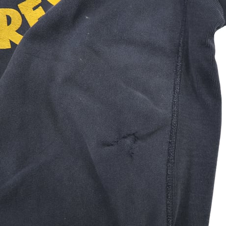80's CHAMPION RW SWEAT PARKA "UCD CREW" 両面 プリント Navy XLサイズ USA製