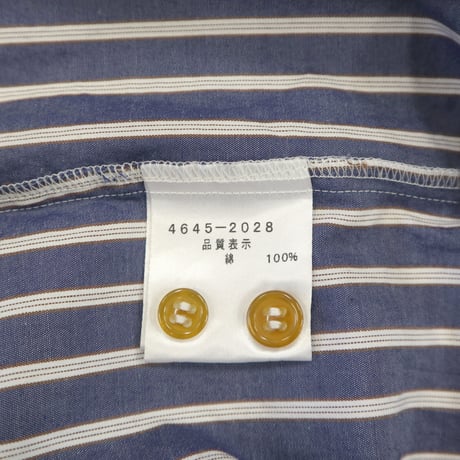 Vivienne Westwood MAN コットン ストライプ シャツ 46サイズ