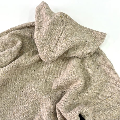 ～00's Baja Billy's "Full Zip" "Solid Beige" Baja Mexican Parka Lサイズ