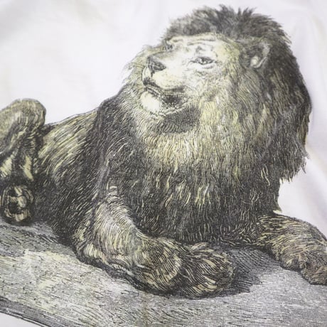 80's～ OLD Banana Republic "Lion" Pocket Tee