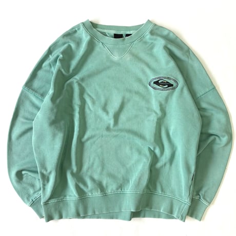 "Good Color" 00's Quiksilver "Embroidery Icon" Sweat XLサイズ