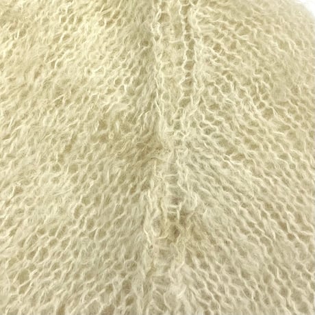 "Women's" "Big Size" Clear Button Low Gauge Mohair Cardigan