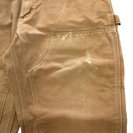00's Carhartt "Double Knee" Duck Painter Pants USA製 Beige ①