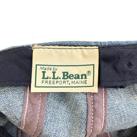 "Rare" 80's L.L. Bean Long Bill Denim Cap M USA製