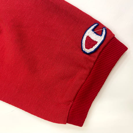 80's CHAMPION "Mock Neck" LS Football Tee Lサイズ USA製