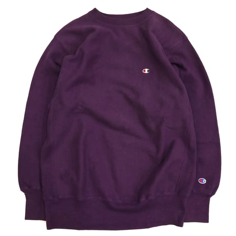 90's CHAMPION RW SWEAT Solid Grape XLサイズ USA製
