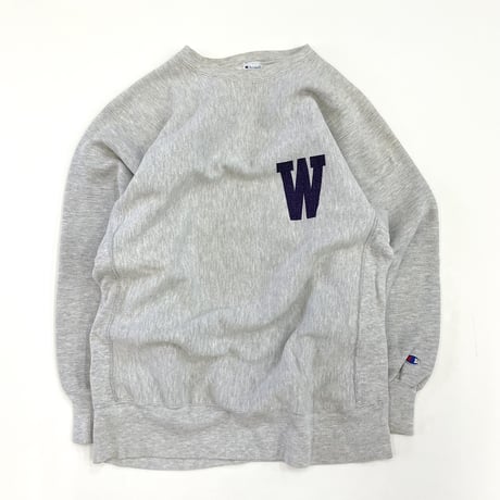 90's CHAMPION RW SWEAT "WILLIAMS" 両面 染み込み プリント XLサイズ USA製