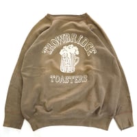 70's～ unknown "BEER" プリント ラグラン スウェット