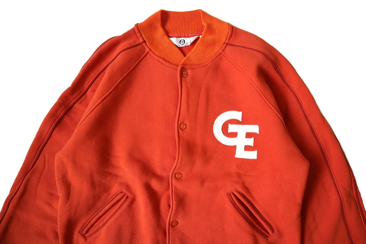 90's 当時物 GOODENOUGH スウェットスタジャン ORANGE Lサイズ