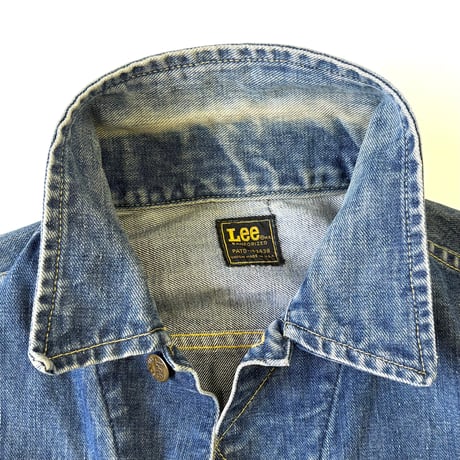 70's Lee "All Yellow Stitch" "220-J" Denim Jacket USA製 (fits 46)