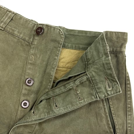 60's French ARMY "M-47" HBT Cargo Pants 21
