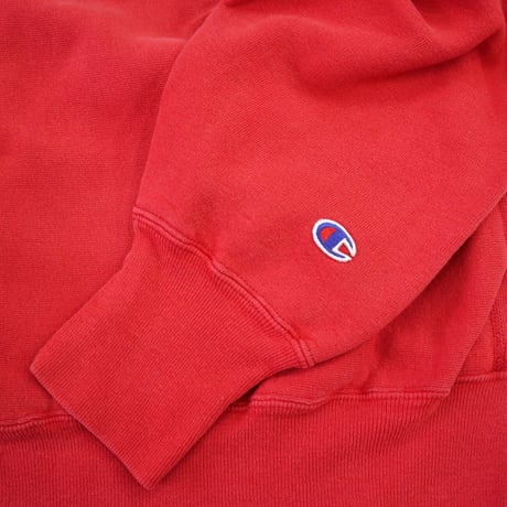 90's～ CHAMPION RW SWEAT "IOWA STATE" Red Lサイズ MEXICO製