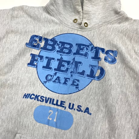 80's CHAMPION RW SWEAT PARKA "EBBETS～" "5段" XLサイズ USA製