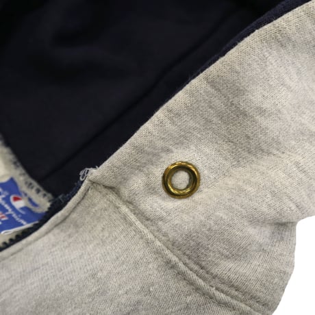 80's CHAMPION RW SWEAT PARKA "Full Zip" Grey XLサイズ USA製