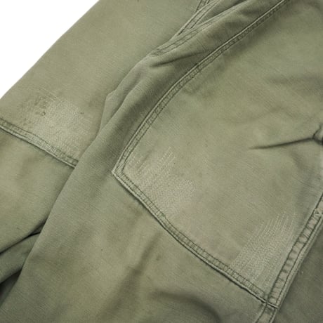 60's US ARMY "アルミジップ" Baker Pants Utility Trousers W30