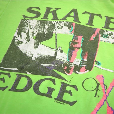 90's  Ocean Pacific OLD SKATE プリントTシャツ "SKATE EDGE"