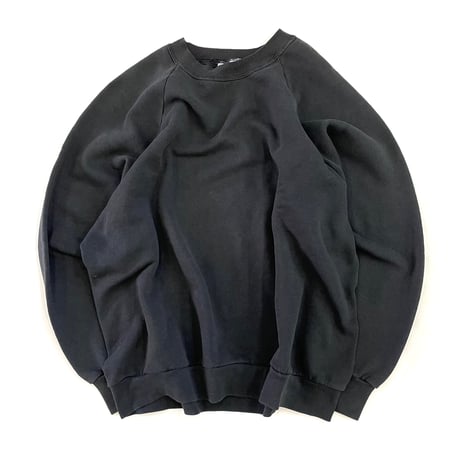 90's〜 Fruit of the loom Solid Sweat "Black" XLサイズ