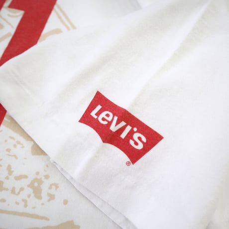 90's Levi's silver Tab "501" プリント Tシャツ  Lサイズ USA製