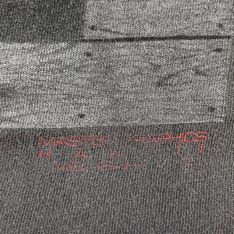 "Black Fade" "Cut Off" 80's～ Master Graphics Hawaii 両面 プリント Tシャツ