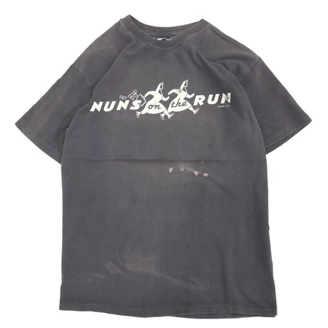 90's Hanes "NUNS ON THE RUN" 両面 プリント 映画 Tシャツ XLサイズ USA製