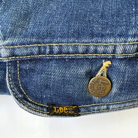 70's Lee "All Yellow Stitch" "220-J" Denim Jacket USA製 (fits 46)