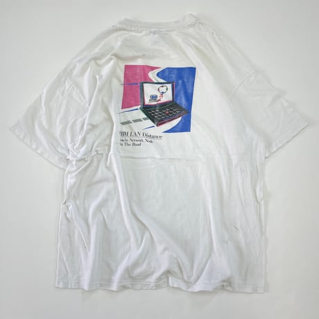 "boro" ～90's Hanes "IBM" "両面" Tシャツ XLサイズ