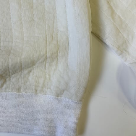 ～80's Hollofil 808 Quilting Sweat LARGE 42-44