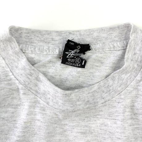 80's～90's OLD STUSSY 黒タグ "Peace and Prosperity" XLサイズ USA製