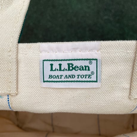 ～90's L.L. Bean "1色タグ" BOAT AND TOTE Canvas Bag