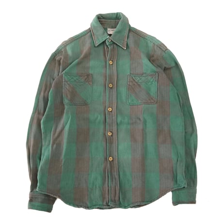 "Good Fade" 70's BIG MAC 単色タグ Check Flannel Shirt Mサイズ USA製