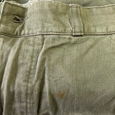 60's French ARMY "M-47" HBT Cargo Pants 21
