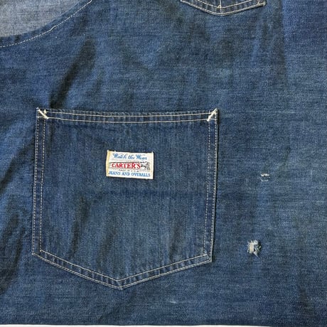 "as is" 70's～ CARTER'S Denim Apron USA製