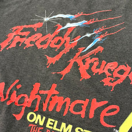 80's unknown "A Nightmare on Elm Street4" "両面" Tシャツ
