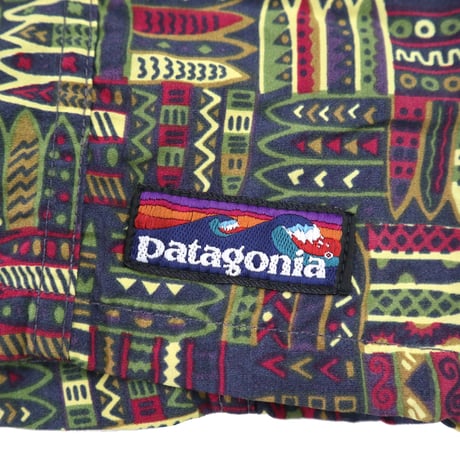 90's Patagonia "波タグ" "Native Board" River Shorts Sサイズ