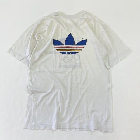 80's Adidas "Seoul Olympics" "Water Print" Tシャツ