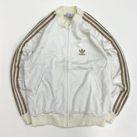 "Rare Color" 80's Adidas Track Jersey "Gold Lame" Mサイズ USA製