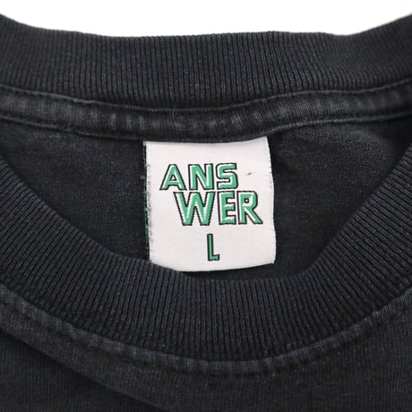 00's ANSWER "Andy Warhol" フォト プリント Tシャツ Lサイズ USA製