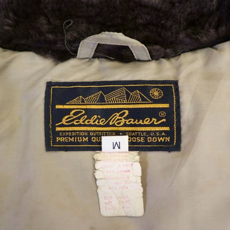 70's Eddie Bauer "Polar Light Parka" Goose Down Jacket Mサイズ