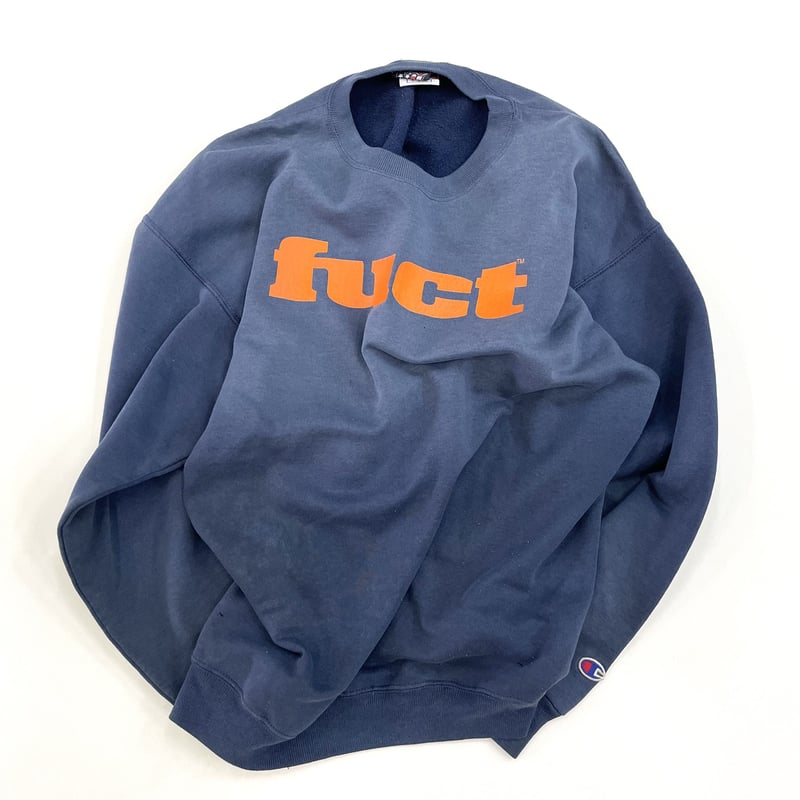 90's FUCT×CHAMPION Logo Sweat Lサイズ | Daniel