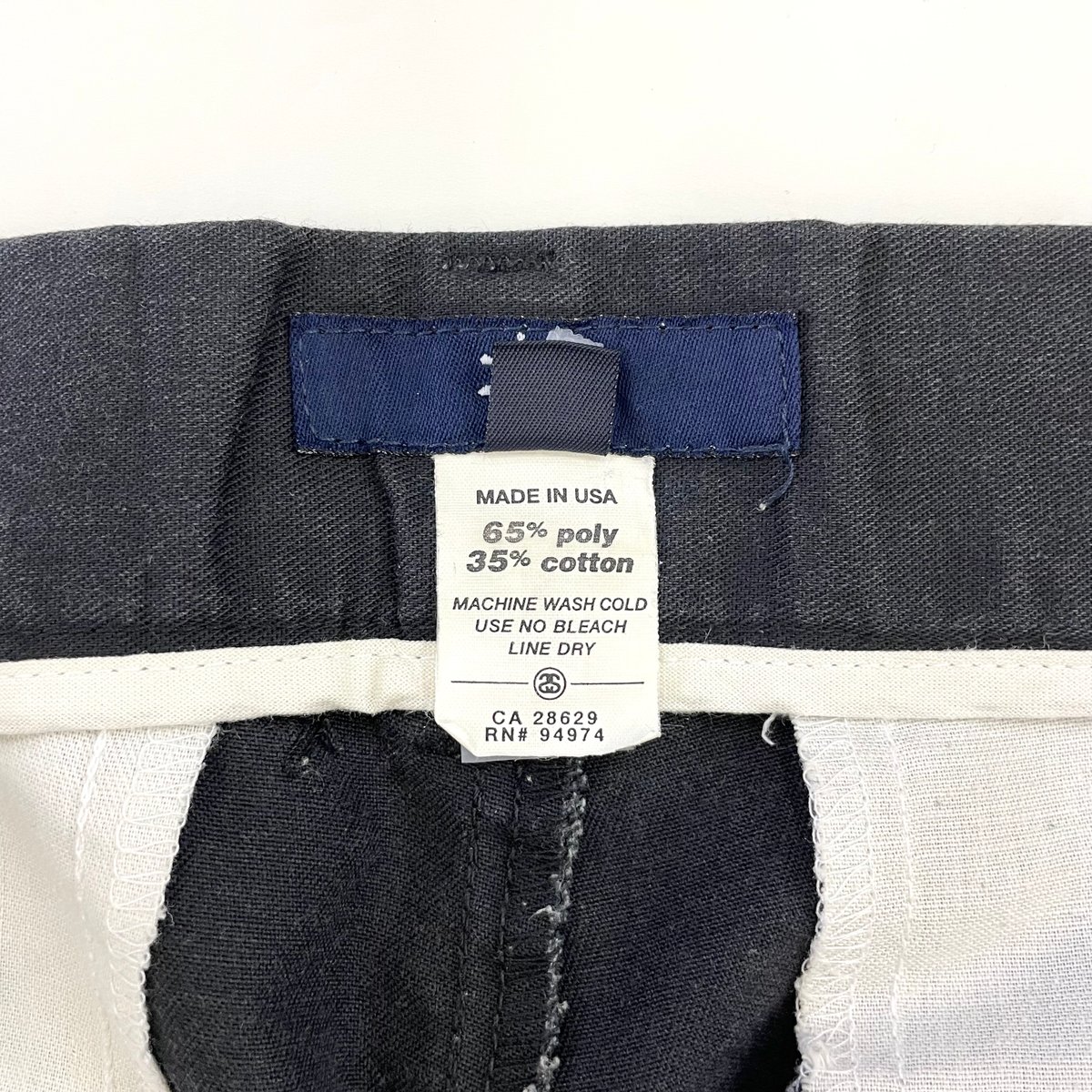 90s ステューシー　stussy usa製　スケボー両面プリント　7部丈　XL 90s ステューシー stussy usa製 スケボー両面プリント 7部丈 XL