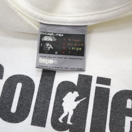 当時物 A Bathing APE "Foot Soldier" 両面プリント Tシャツ Lサイズ
