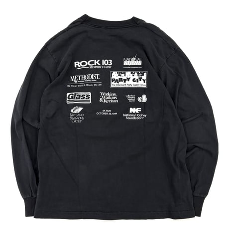 90's Fruit of the loom "Franken" "両面" LS Tシャツ Lサイズ USA製