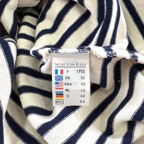Saint James "Ouessant" Border Shirt XSサイズ FRANCE製